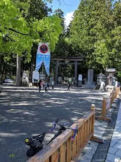 熊野本宮大社に自転車で参拝