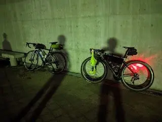 なぎさ公園での出発前の様子