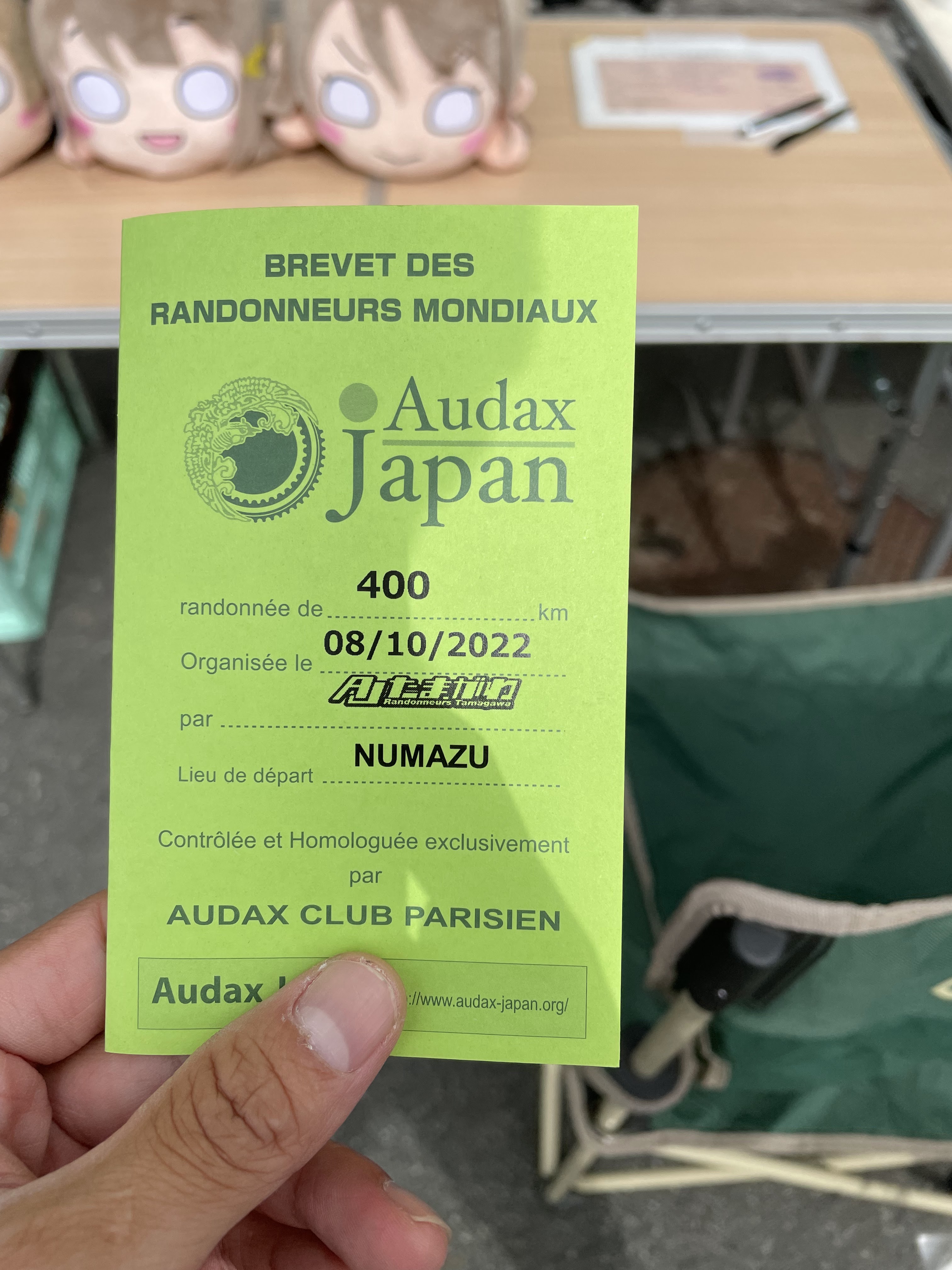 ブルベカード
