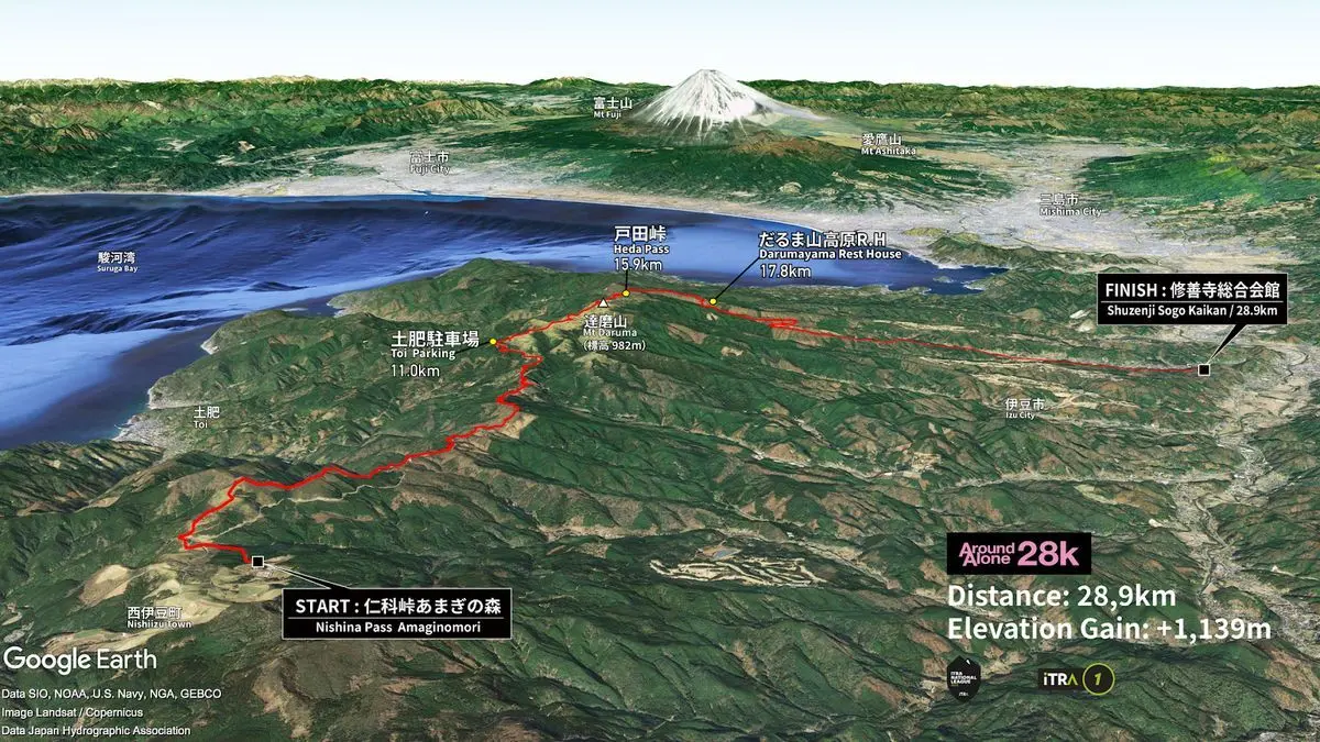 Izu Trail Journey AroundAlone28[2024]